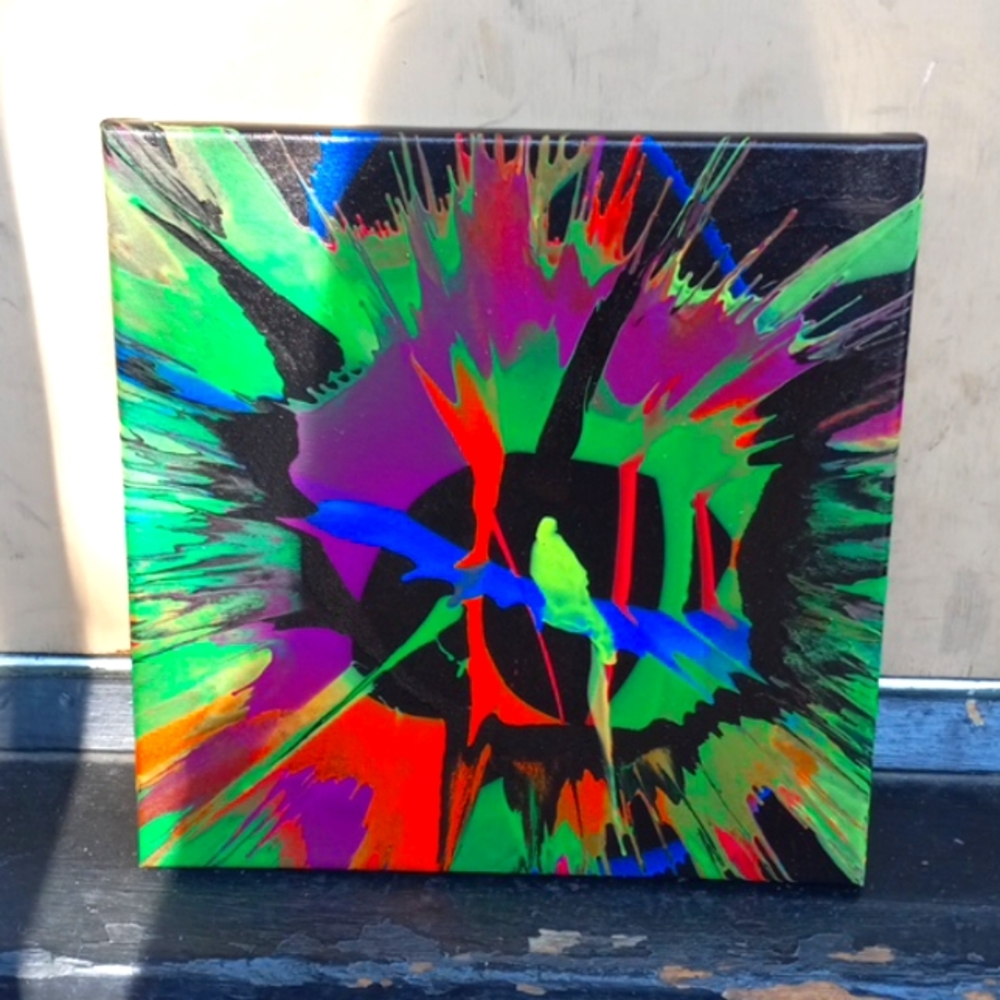 Neon chaos painting 🎨